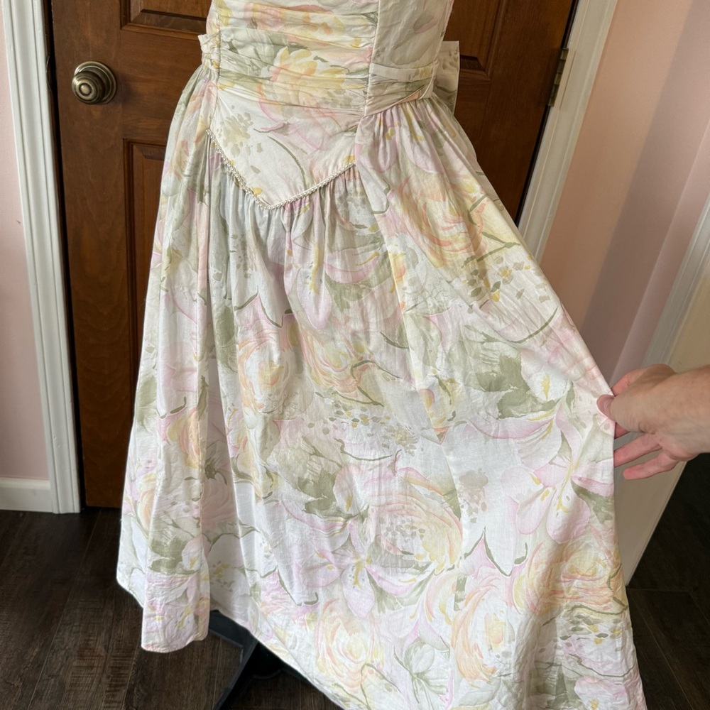 Vintage JC Penney Cotton Midi Dress - Small - Picture 6 of 9